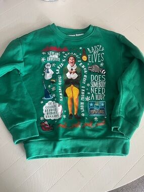 ELF Bright Teal Green Crewneck Sweatshirt